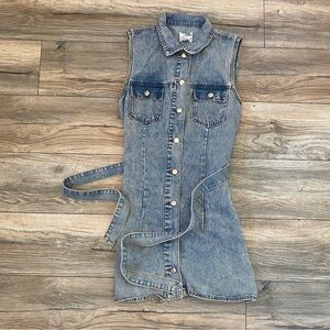 Button down Blue Denim dress